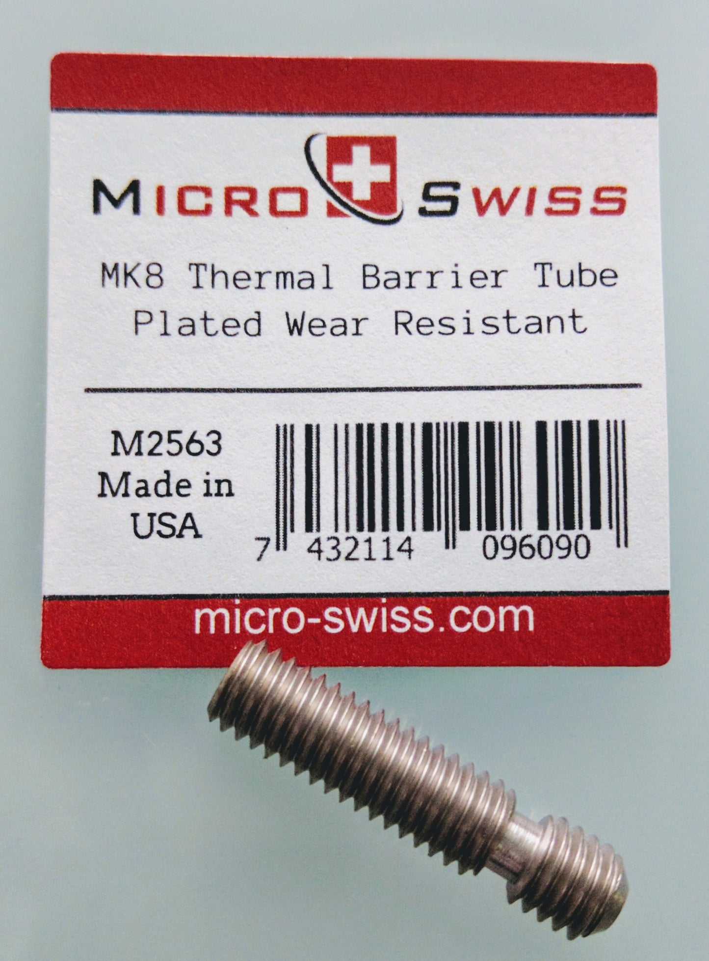 Micro Swiss High Temp Extruder Throat mk8