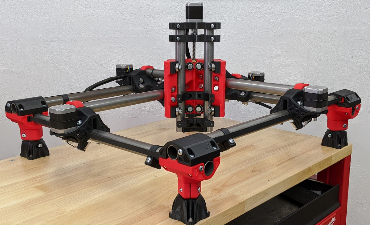Mostly Printed CNC Parts – V1 Engineering Inc