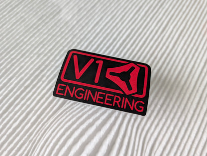 Magnet, V1 Engineering logo