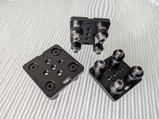 50mm V-Wheel Plate Set
