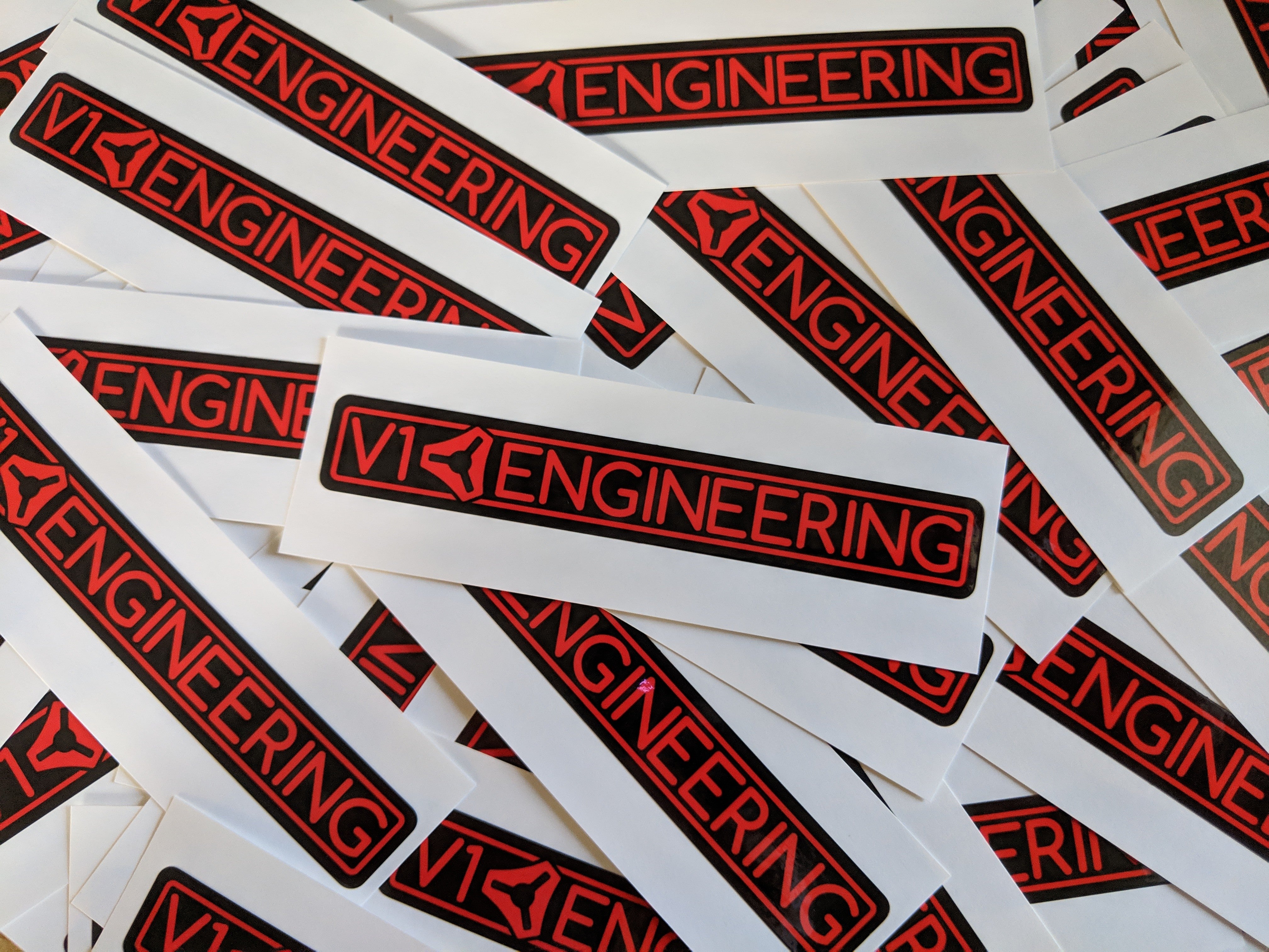 V1 Engineering Sticker - Long – V1 Engineering Inc